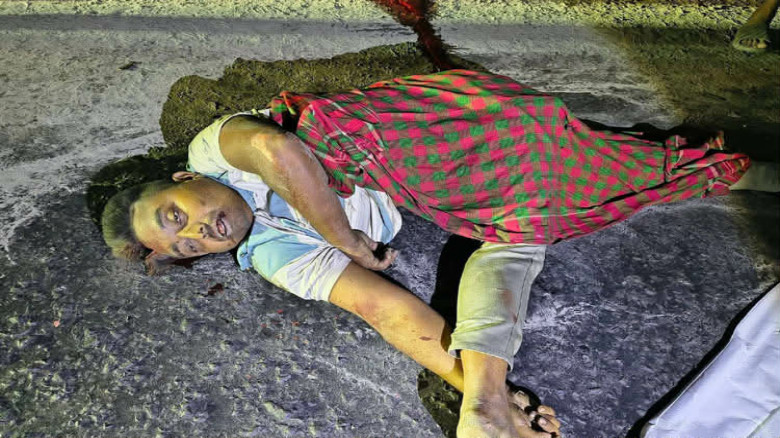 নড়াইলে পাম্প ম্যানেজার কে ট্রাকচাপা দিয়ে হত্যার অভিযোগ,আহত ১