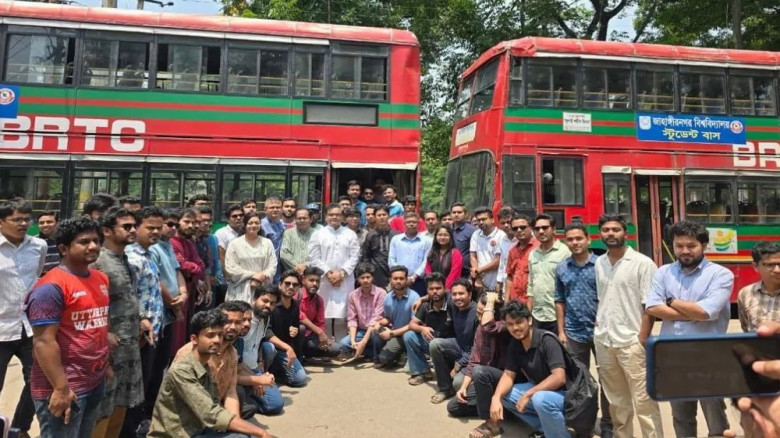 জাবি ছাত্রদলের উদ্যোগে চালু হলো লাইভ বাস ট্র্যাকিং সেবা
