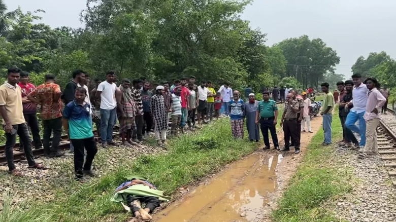 গাজীপুরে ট্রেনের নিচে ঝাপ দিয়ে যুবকের আত্মহত্যা