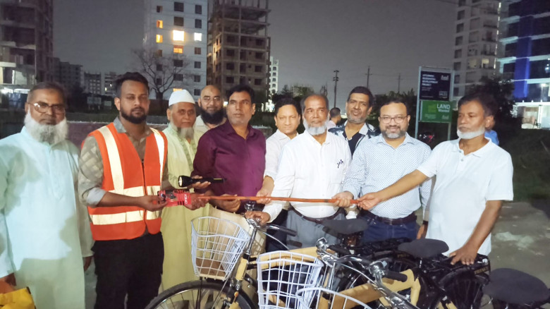 উত্তরা ১৬ নং সেক্টর ওয়েলফেয়ার সোসাইটির নিরাপত্তা কার্যক্রমের শুভ উদ্বোধন