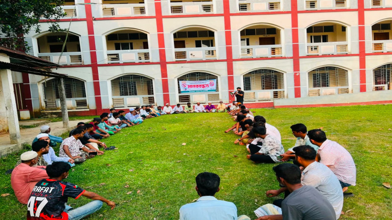 কাপাসিয়ায় মাদকবিরোধী মানববন্ধন ও সমাবেশ