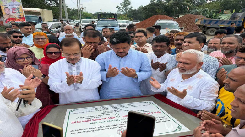 গাজীপুরের পুবাইলে জিসিসির উন্নয়ন কাজের উদ্বোধন