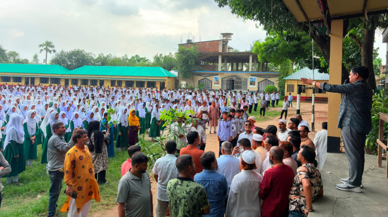 গাজীপুরের কোনাবাড়ীতে জিসিসির উন্নয়ন ও বৃক্ষরোপণ উদ্বোধন