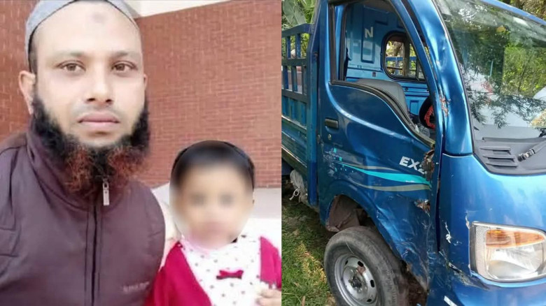 বিদ্যালয়ে যাওয়ার পথে পিকআপের ধাক্কায় ৭ বছরের শিশুর মৃত্যু, ব